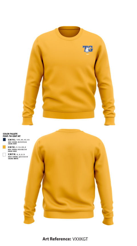 Crew Neck Sweatshirt, Totino-Grace Golf, Golf, Teamtime, Team time, sublimation, custom sports apparel, team uniforms, spirit wear, spiritwear, sports uniforms, custom shirts, team store, custom team store, fundraiser sports, apparel fundraiser