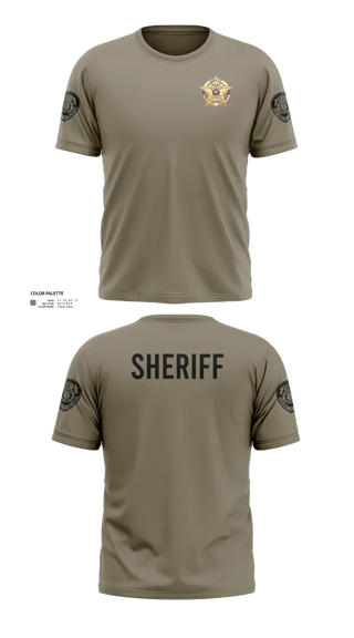 Short Sleeve Performance Shirt, Pecos County Sheriff’s Office, Police, Teamtime, Team time, sublimation, custom sports apparel, team uniforms, spirit wear, spiritwear, sports uniforms, custom shirts, team store, custom team store, fundraiser sports, apparel fundraiser