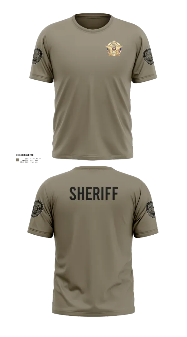 Short Sleeve Performance Shirt, Pecos County Sheriff’s Office, Police, Teamtime, Team time, sublimation, custom sports apparel, team uniforms, spirit wear, spiritwear, sports uniforms, custom shirts, team store, custom team store, fundraiser sports, apparel fundraiser