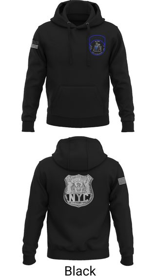 Hoodie, NYHP - NYCs Courageous, Police, Teamtime, Team time, sublimation, custom sports apparel, team uniforms, spirit wear, spiritwear, sports uniforms, custom shirts, team store, custom team store, fundraiser sports, apparel fundraiser