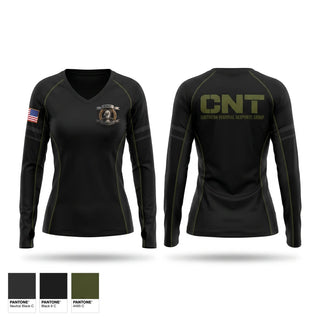 Womens Long Sleeve Vneck Shirt, Southern Regional Response Group, Police, Teamtime, Team time, sublimation, custom sports apparel, team uniforms, spirit wear, spiritwear, sports uniforms, custom shirts, team store, custom team store, fundraiser sports, apparel fundraiser