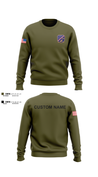Crew Neck Sweatshirt, Marine Detachment Fort Gordan, Marines, Teamtime, Team time, sublimation, custom sports apparel, team uniforms, spirit wear, spiritwear, sports uniforms, custom shirts, team store, custom team store, fundraiser sports, apparel fundraiser