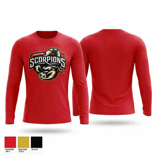 Long Sleeve Performance Shirt, Lexington Scorpions, Men's Soccer, Teamtime, Team time, sublimation, custom sports apparel, team uniforms, spirit wear, spiritwear, sports uniforms, custom shirts, team store, custom team store, fundraiser sports, apparel fundraiser