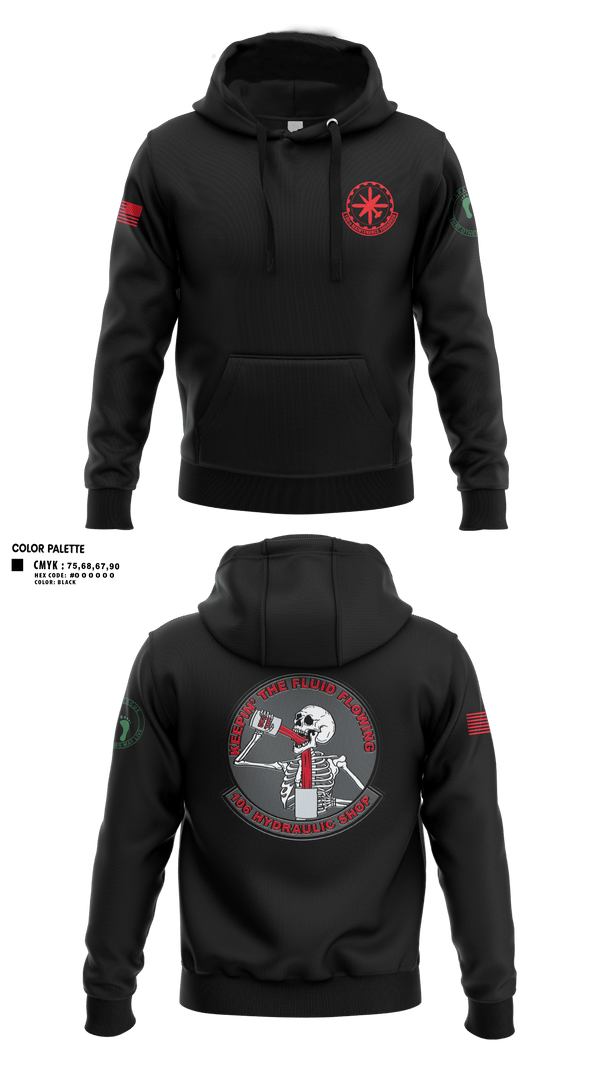 Hoodie, 106 Fuels Shop, Air Force, Teamtime, Team time, sublimation, custom sports apparel, team uniforms, spirit wear, spiritwear, sports uniforms, custom shirts, team store, custom team store, fundraiser sports, apparel fundraiser