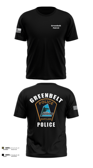 Old School Cotton Feel Shirt, Greenbelt Patrol, Police, Teamtime, Team time, sublimation, custom sports apparel, team uniforms, spirit wear, spiritwear, sports uniforms, custom shirts, team store, custom team store, fundraiser sports, apparel fundraiser