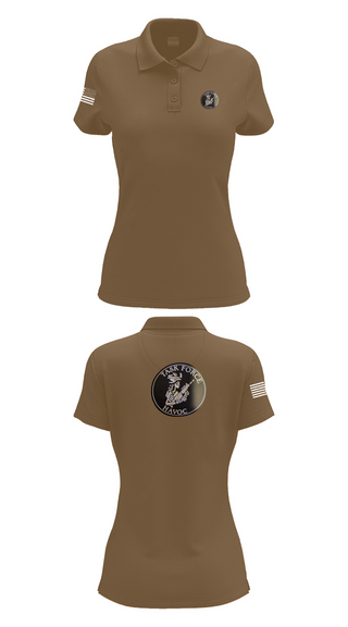 Womens Short Sleeve Performance Polo, Task Force Havoc, , Teamtime, Team time, sublimation, custom sports apparel, team uniforms, spirit wear, spiritwear, sports uniforms, custom shirts, team store, custom team store, fundraiser sports, apparel fundraiser