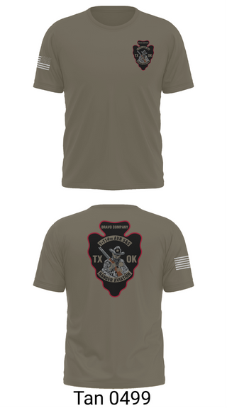 Old School Cotton Feel Shirt, B CO 1-114TH AVN S&S, Army, Teamtime, Team time, sublimation, custom sports apparel, team uniforms, spirit wear, spiritwear, sports uniforms, custom shirts, team store, custom team store, fundraiser sports, apparel fundraiser