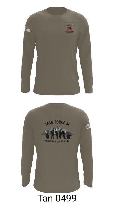 1-185th IN BN 23098536 Long Sleeve Performance Shirt 63