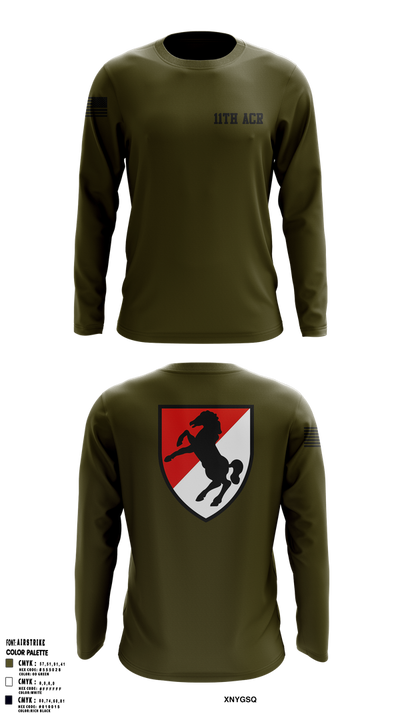 11th ACR 49597548 Long Sleeve Performance Shirt 1