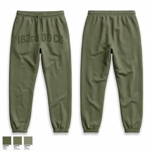 Sweatpants, 163rd OD. CO., Army, Teamtime, Team time, sublimation, custom sports apparel, team uniforms, spirit wear, spiritwear, sports uniforms, custom shirts, team store, custom team store, fundraiser sports, apparel fundraiser