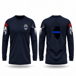 Long Sleeve Performance Shirt, Springfield Police Department-Honor Guard, Police, Teamtime, Team time, sublimation, custom sports apparel, team uniforms, spirit wear, spiritwear, sports uniforms, custom shirts, team store, custom team store, fundraiser sports, apparel fundraiser
