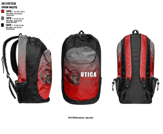 Gear Bag, Utica Redskins, Men's Basketball, Teamtime, Team time, sublimation, custom sports apparel, team uniforms, spirit wear, spiritwear, sports uniforms, custom shirts, team store, custom team store, fundraiser sports, apparel fundraiser