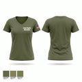 Long County Narcotics Women's Short Sleeve V-neck Shirt - 1