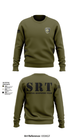 Crew Neck Sweatshirt, GAINESVILLE PD SRT, Police, Teamtime, Team time, sublimation, custom sports apparel, team uniforms, spirit wear, spiritwear, sports uniforms, custom shirts, team store, custom team store, fundraiser sports, apparel fundraiser