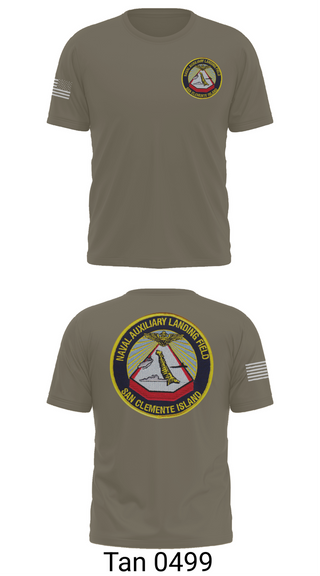 Old School Cotton Feel Shirt, NAVAL AUXILIARY LANDING FIELD SAN CLEMENTE ISLAND, Navy, Teamtime, Team time, sublimation, custom sports apparel, team uniforms, spirit wear, spiritwear, sports uniforms, custom shirts, team store, custom team store, fundraiser sports, apparel fundraiser
