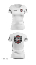 Gallatin Fire Department Station 4 20459748 Women's Short Sleeve V-neck Shirt - 42