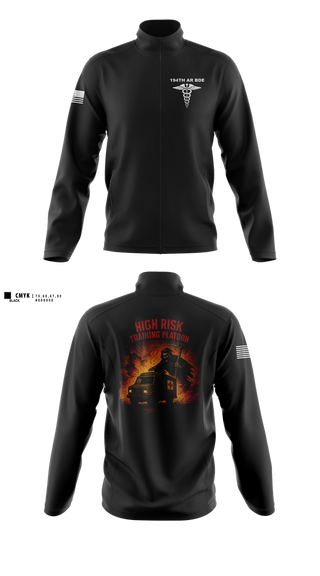 Fleece Jacket, 194th AR BDE HRT Medics, Army, Teamtime, Team time, sublimation, custom sports apparel, team uniforms, spirit wear, spiritwear, sports uniforms, custom shirts, team store, custom team store, fundraiser sports, apparel fundraiser