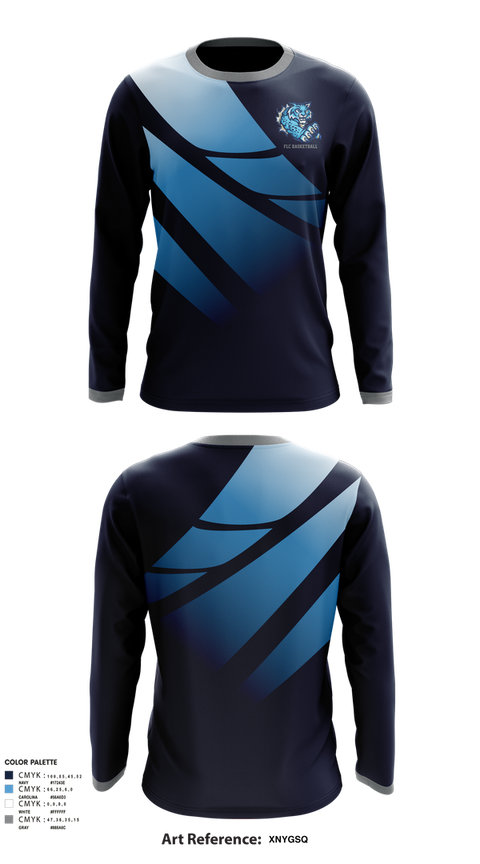Long Sleeve Performance Shirt, Franklin Learning Center Basketball, Women's Basketball, Teamtime, Team time, sublimation, custom sports apparel, team uniforms, spirit wear, spiritwear, sports uniforms, custom shirts, team store, custom team store, fundraiser sports, apparel fundraiser