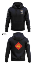 14th Marine regiment 4th Marine corps division 57481844 Hoodie - 100