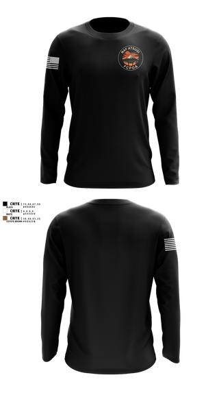 Long Sleeve Performance Shirt, NAF ATSUGI FCPOA, Navy, Teamtime, Team time, sublimation, custom sports apparel, team uniforms, spirit wear, spiritwear, sports uniforms, custom shirts, team store, custom team store, fundraiser sports, apparel fundraiser