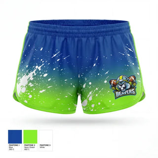 Womens Shorts, Barryfarms beavers, , Teamtime, Team time, sublimation, custom sports apparel, team uniforms, spirit wear, spiritwear, sports uniforms, custom shirts, team store, custom team store, fundraiser sports, apparel fundraiser