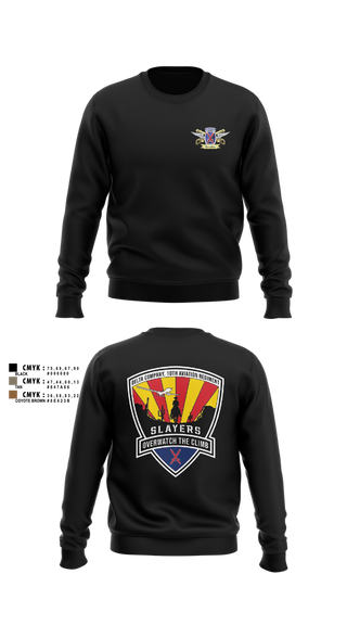 Crew Neck Sweatshirt, 2-10 AHB Knighthawks, Army, Teamtime, Team time, sublimation, custom sports apparel, team uniforms, spirit wear, spiritwear, sports uniforms, custom shirts, team store, custom team store, fundraiser sports, apparel fundraiser