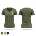U.S. PROBATION Women's Short Sleeve V-neck Shirt - 1