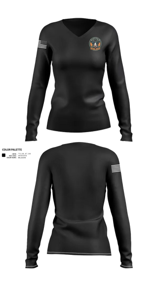 Womens Long Sleeve Vneck Shirt, MCAT 1220, , Teamtime, Team time, sublimation, custom sports apparel, team uniforms, spirit wear, spiritwear, sports uniforms, custom shirts, team store, custom team store, fundraiser sports, apparel fundraiser