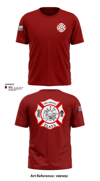 Short Sleeve Performance Shirt, Fire service class, Fire Department, Teamtime, Team time, sublimation, custom sports apparel, team uniforms, spirit wear, spiritwear, sports uniforms, custom shirts, team store, custom team store, fundraiser sports, apparel fundraiser