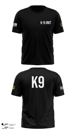 Short Sleeve Performance Shirt, K-9 Unit, Police, Teamtime, Team time, sublimation, custom sports apparel, team uniforms, spirit wear, spiritwear, sports uniforms, custom shirts, team store, custom team store, fundraiser sports, apparel fundraiser