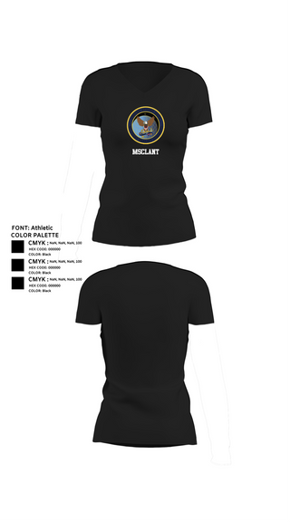 Womens Short Sleeve Vneck Shirt, MSCLANT, Navy, Teamtime, Team time, sublimation, custom sports apparel, team uniforms, spirit wear, spiritwear, sports uniforms, custom shirts, team store, custom team store, fundraiser sports, apparel fundraiser