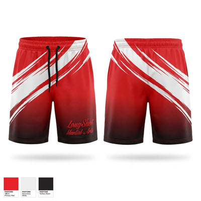 LongShot Martial Arts Athletic Shorts With Pockets - 1