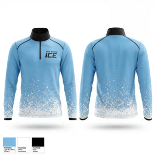 Quarter Zip Jacket, New Mexico I.C.E, Softball, Teamtime, Team time, sublimation, custom sports apparel, team uniforms, spirit wear, spiritwear, sports uniforms, custom shirts, team store, custom team store, fundraiser sports, apparel fundraiser