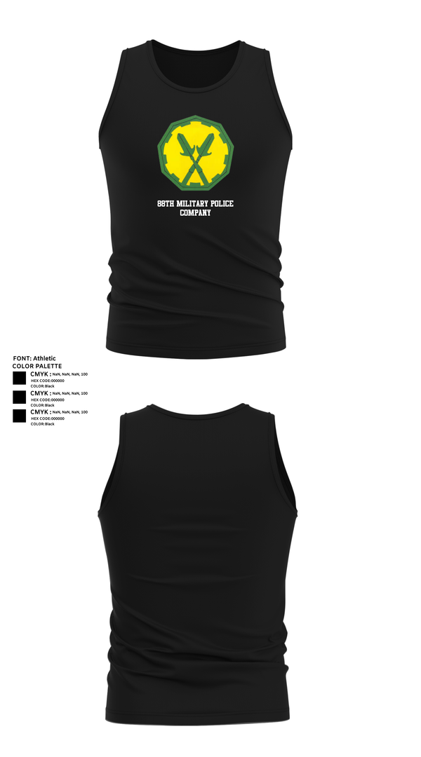 Tank Top, 88th Military Police Company, , Teamtime, Team time, sublimation, custom sports apparel, team uniforms, spirit wear, spiritwear, sports uniforms, custom shirts, team store, custom team store, fundraiser sports, apparel fundraiser