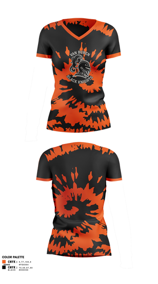 Womens Short Sleeve Vneck Shirt, Van Buren Youth Soccer Association, Spirit Store, Teamtime, Team time, sublimation, custom sports apparel, team uniforms, spirit wear, spiritwear, sports uniforms, custom shirts, team store, custom team store, fundraiser sports, apparel fundraiser
