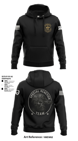 Hoodie, 49th MP GBI Security Co., Army, Teamtime, Team time, sublimation, custom sports apparel, team uniforms, spirit wear, spiritwear, sports uniforms, custom shirts, team store, custom team store, fundraiser sports, apparel fundraiser
