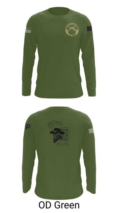 3RD PLATOON OUTLAWS Long Sleeve Performance Shirt 46