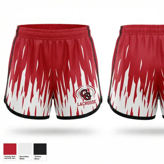 Womens Shorts, Center Grove, Men's Lacrosse, Teamtime, Team time, sublimation, custom sports apparel, team uniforms, spirit wear, spiritwear, sports uniforms, custom shirts, team store, custom team store, fundraiser sports, apparel fundraiser