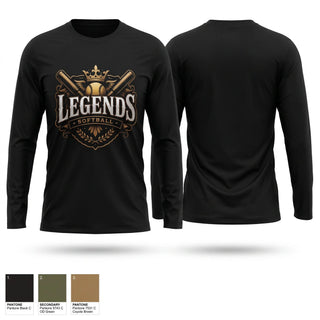 Long Sleeve Performance Shirt, Legends, Baseball, Teamtime, Team time, sublimation, custom sports apparel, team uniforms, spirit wear, spiritwear, sports uniforms, custom shirts, team store, custom team store, fundraiser sports, apparel fundraiser