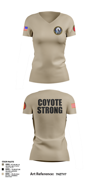 Womens Short Sleeve Vneck Shirt, FHL Garrison 2, , Teamtime, Team time, sublimation, custom sports apparel, team uniforms, spirit wear, spiritwear, sports uniforms, custom shirts, team store, custom team store, fundraiser sports, apparel fundraiser