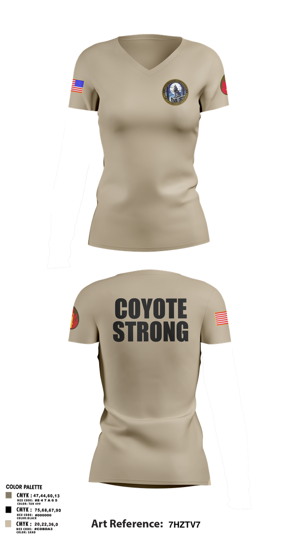 Womens Short Sleeve Vneck Shirt, FHL Garrison 2, , Teamtime, Team time, sublimation, custom sports apparel, team uniforms, spirit wear, spiritwear, sports uniforms, custom shirts, team store, custom team store, fundraiser sports, apparel fundraiser