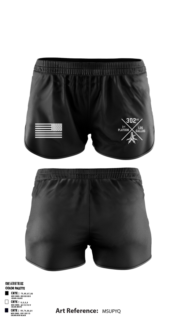 Ranger Panties, 1st PLT Roosters, Army, Teamtime, Team time, sublimation, custom sports apparel, team uniforms, spirit wear, spiritwear, sports uniforms, custom shirts, team store, custom team store, fundraiser sports, apparel fundraiser