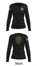 Marine9 68329626 Women's Long Sleeve V-neck Shirt - 23