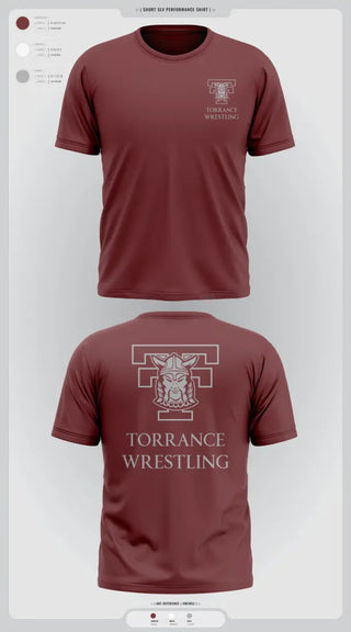 Short Sleeve Performance Shirt, Torrance Wrestling, Wrestling, Teamtime, Team time, sublimation, custom sports apparel, team uniforms, spirit wear, spiritwear, sports uniforms, custom shirts, team store, custom team store, fundraiser sports, apparel fundraiser