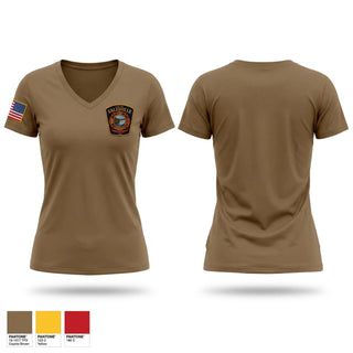 Womens Short Sleeve Vneck Shirt, Salesville, Fire Department, Teamtime, Team time, sublimation, custom sports apparel, team uniforms, spirit wear, spiritwear, sports uniforms, custom shirts, team store, custom team store, fundraiser sports, apparel fundraiser