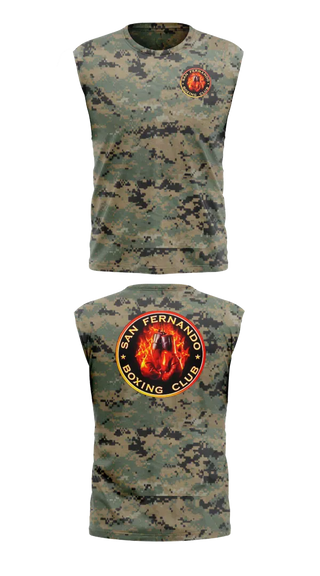 Sleeveless Performance Shirt, San Fernando Boxing Club, Spirit Store, Teamtime, Team time, sublimation, custom sports apparel, team uniforms, spirit wear, spiritwear, sports uniforms, custom shirts, team store, custom team store, fundraiser sports, apparel fundraiser