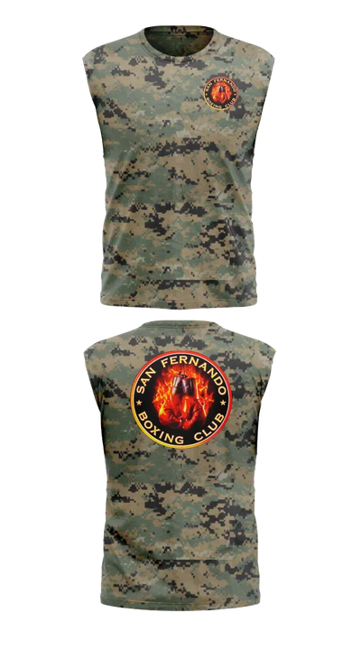San Fernando Boxing Club 92427997 Sleeveless Performance Shirt - 106