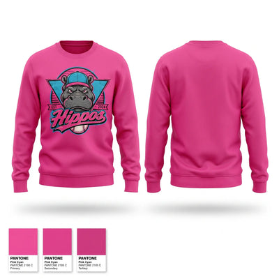 Lone star hippos Crew Neck Sweatshirt - 2