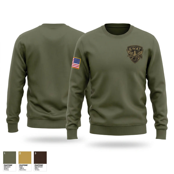 Crew Neck Sweatshirt, Lee county swat, Police, Teamtime, Team time, sublimation, custom sports apparel, team uniforms, spirit wear, spiritwear, sports uniforms, custom shirts, team store, custom team store, fundraiser sports, apparel fundraiser