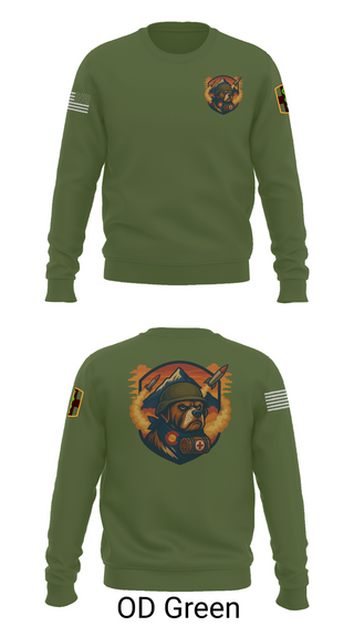 Crew Neck Sweatshirt, 10th Field Hospital (FWD), , Teamtime, Team time, sublimation, custom sports apparel, team uniforms, spirit wear, spiritwear, sports uniforms, custom shirts, team store, custom team store, fundraiser sports, apparel fundraiser